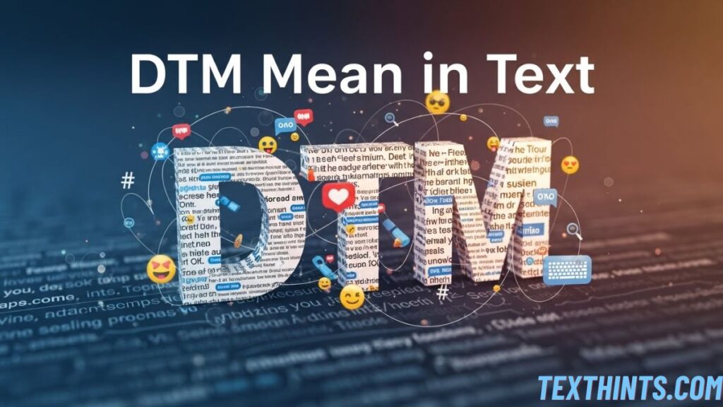 dtm-mean-in-text