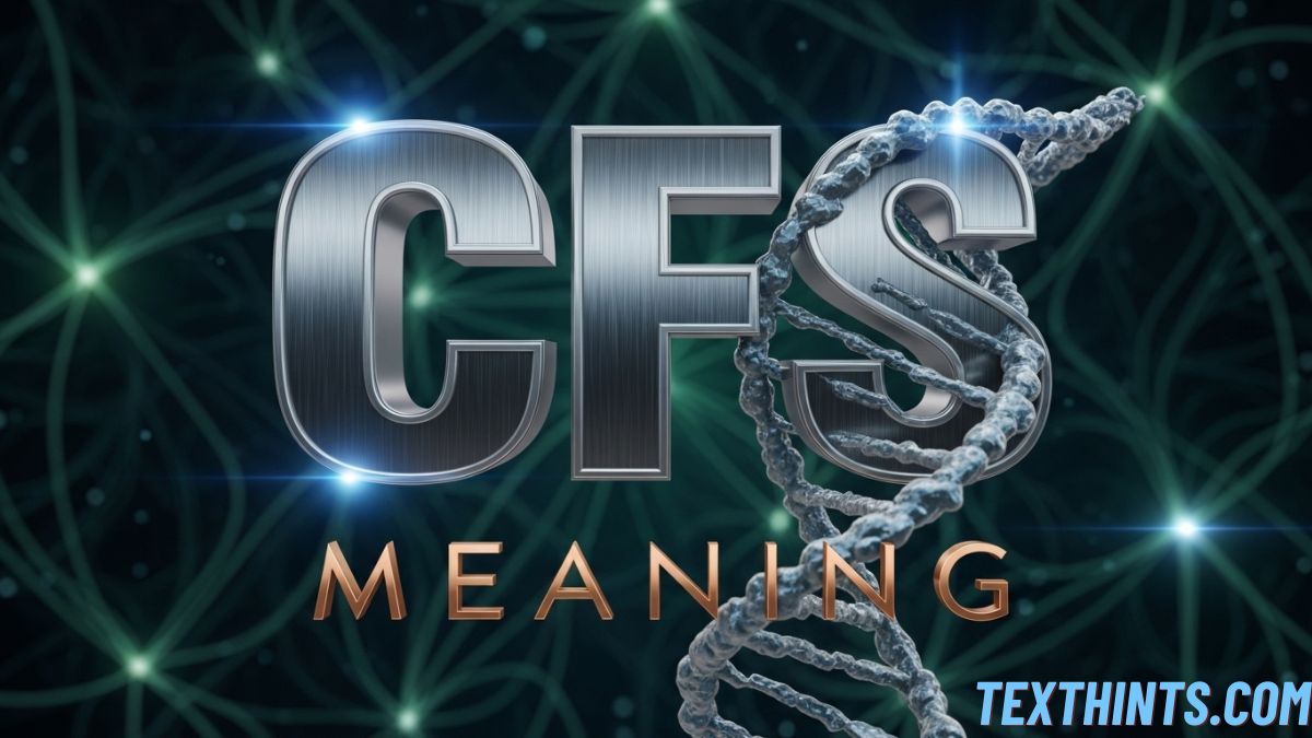 CFS meaning in text