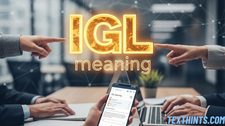 IGL Meaning in Text: What It Stands For and How Gamers Use It