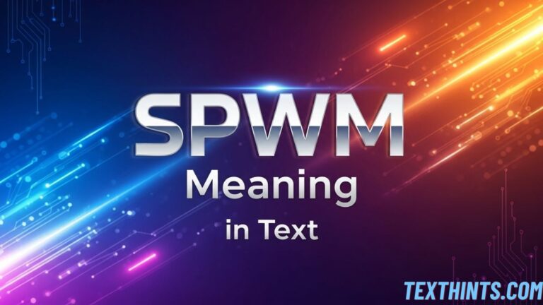 SPWM Meaning in Text: The Complete Guide to This Playful Slang and Its Hidden Sides