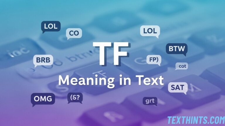 TF Meaning in Text: Your Ultimate Guide to This Popular Acronym
